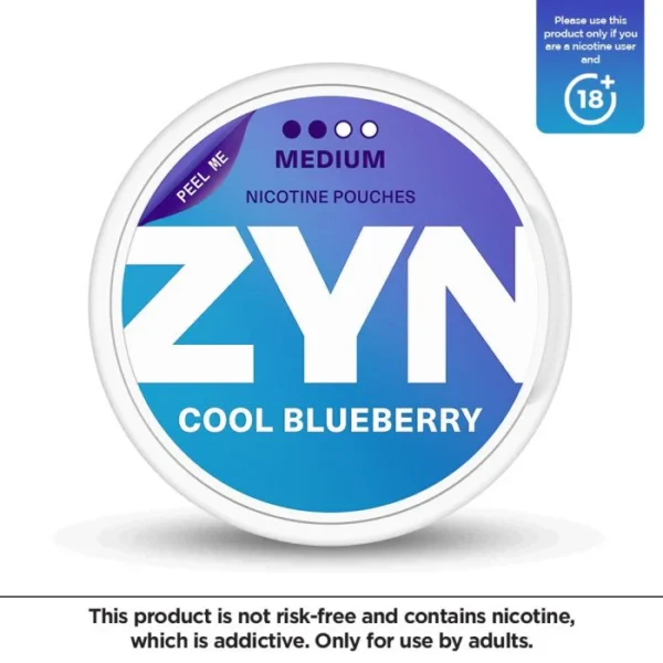 Zyn 6mg Cool BlueBerry - Medium