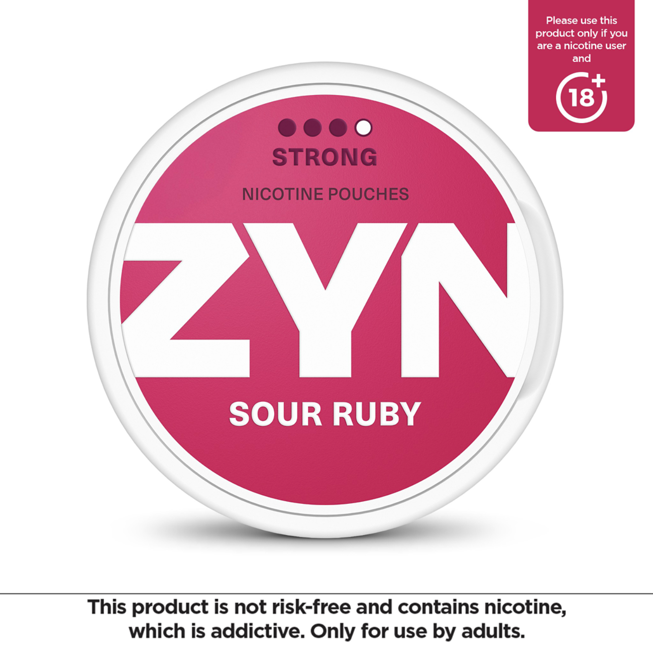 ZYN Sour Ruby Strong